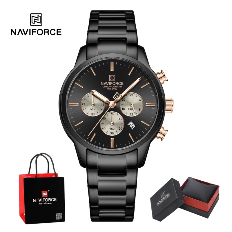 Men'S Fashion Box - NAVIFORCE Men Quartz Chronograph Watch Waterproof