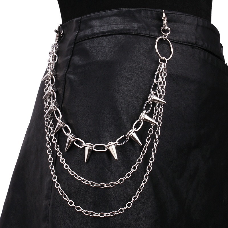 Men'S Fashion Linen Pants - Hip Hop Punk Rock Metal Pants