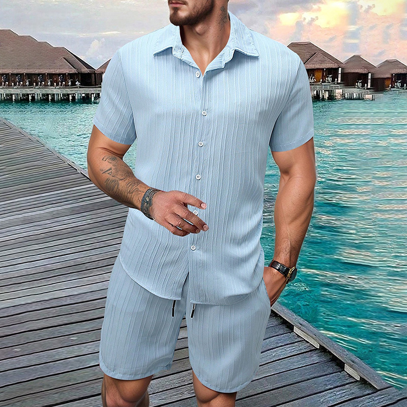 Men'S Fashion For Summer 2026 - 2026 New Men Vertical Wrinkle Lapel