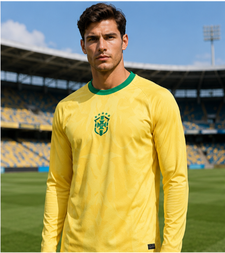 Men'S Fashion For 2026 - Brazil 2026 Commemorative Edition 3D Printed