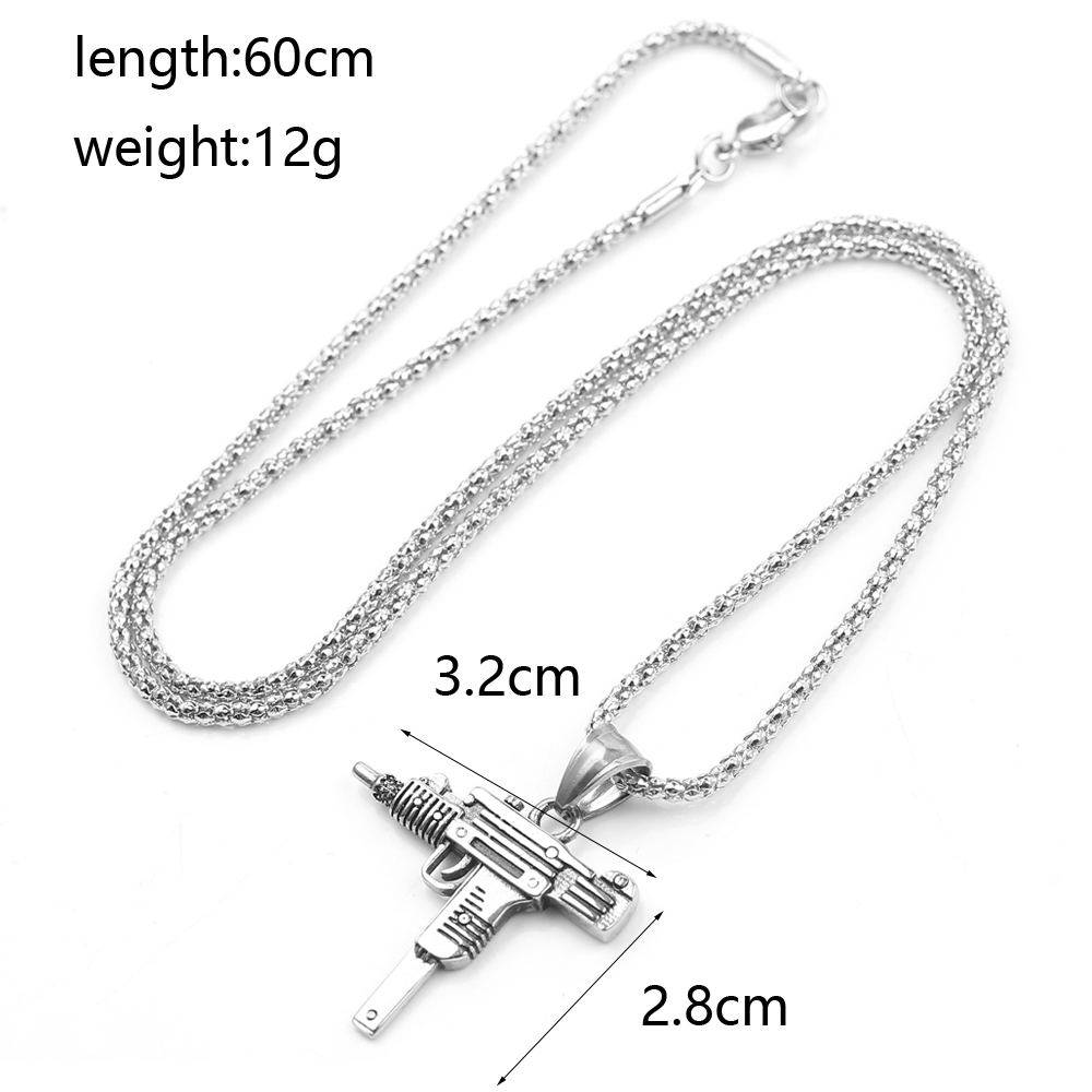 Punk Uzi Pistol Machine Gun Ne - Men'S Fashion Accessories 评论和价格
