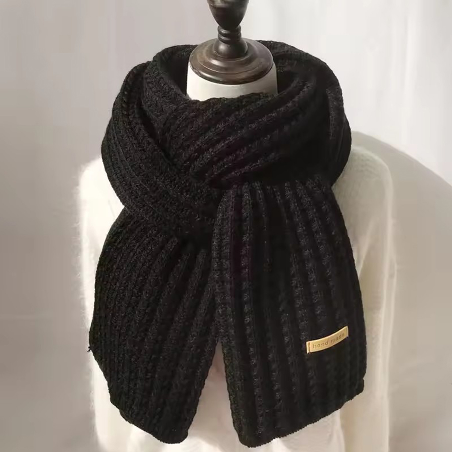 Thick Cable Knit Warm Cashmere - Men Scarf Wool 评论和价格