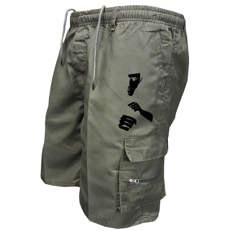 Fashion Print Workwear Shorts  - Mens Fashion Cargo Pants 评论和价格