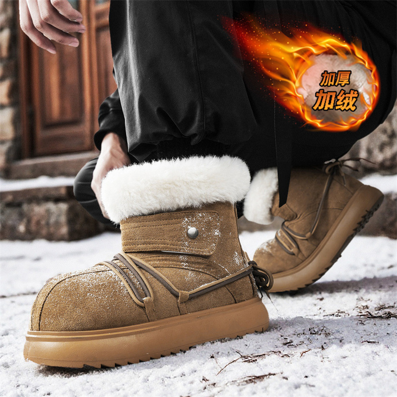 2025 New Winter Men Snow Boots - Men'S Fashion News 评论和价格