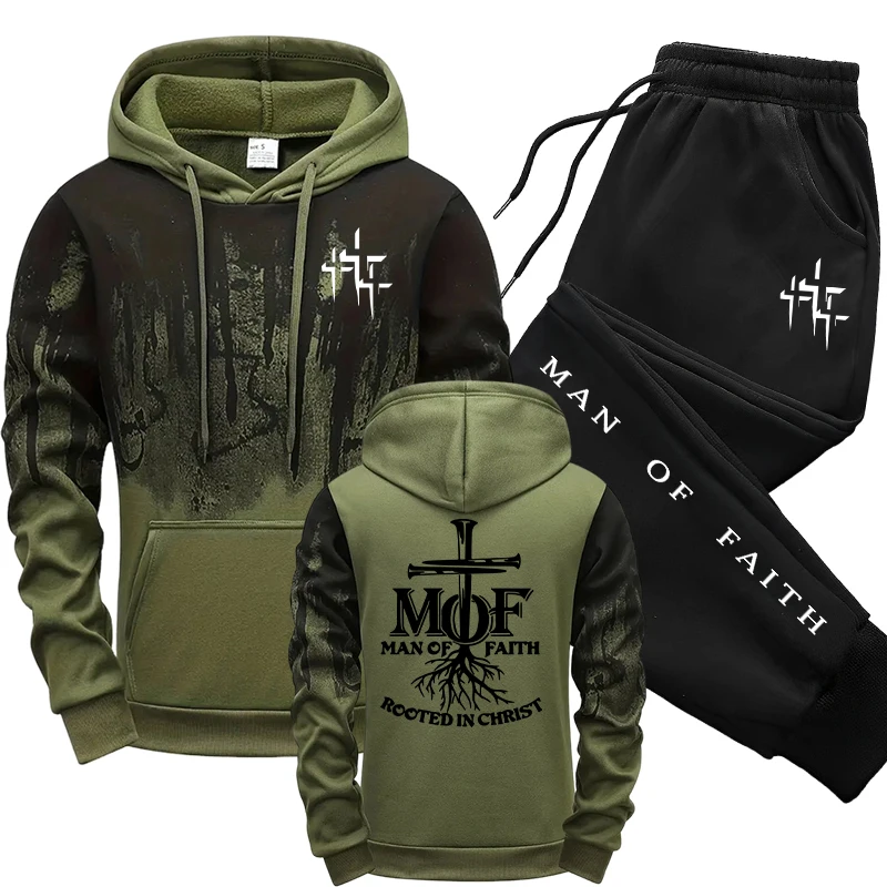 Man of Faith Men's Tracksuit H - Men'S Fashion For 2026 评论和价格