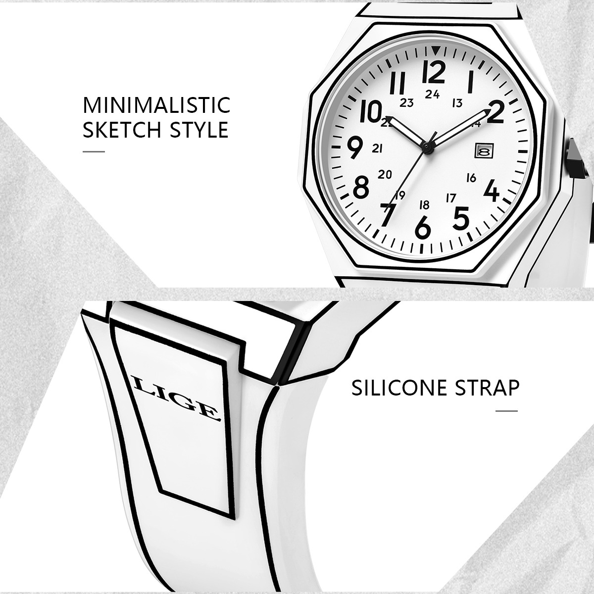LIGE New Men Watch Military Me - Men'S Fashion Box 评论和价格