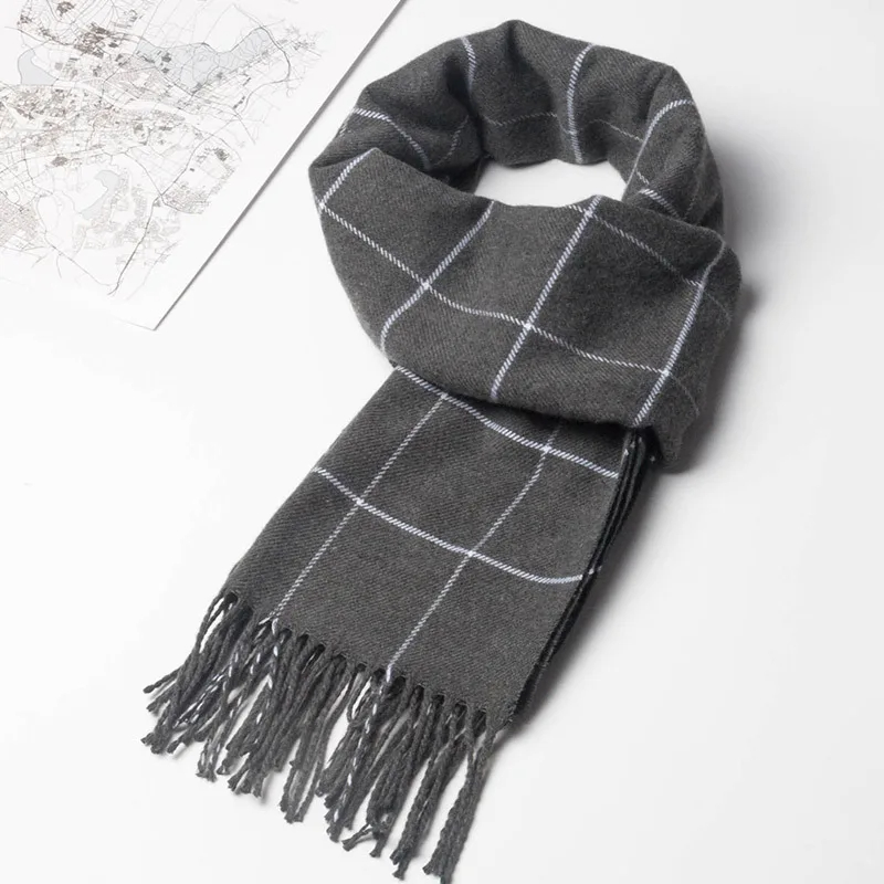 2023 New Winter Men Scarf Keep - Men Scarf Wool 评论和价格