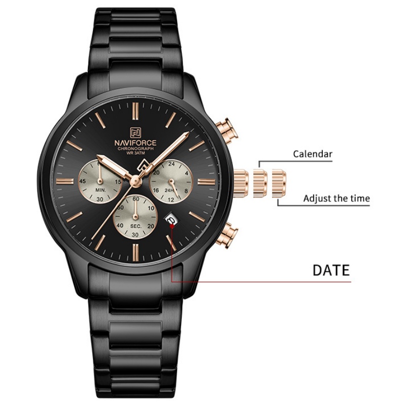 NAVIFORCE Men Quartz Chronogra - Men'S Fashion Box 评论和价格
