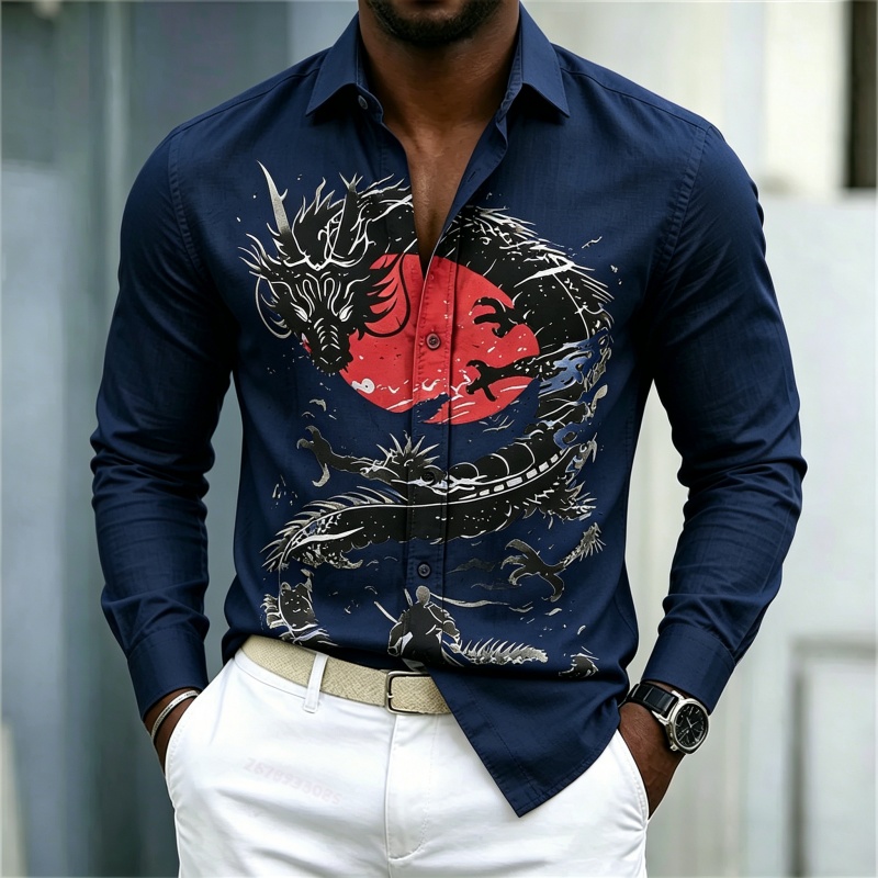2026 New Men's Shirt White Bla - Men'S Fashion For 2026 评论和价格