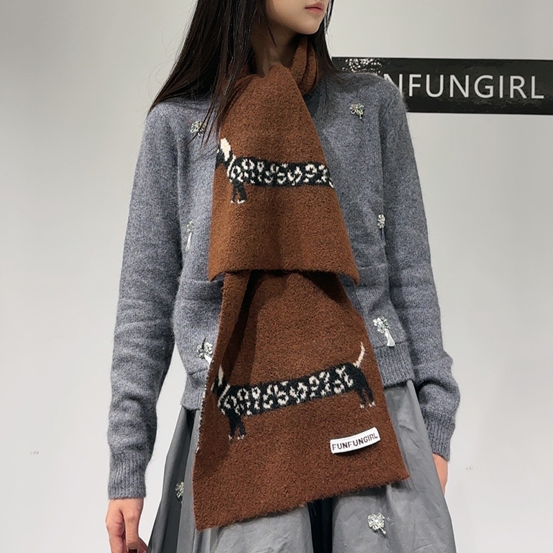 Korean Version Wool Blend Pupp - Men Scarf Wool 评论和价格