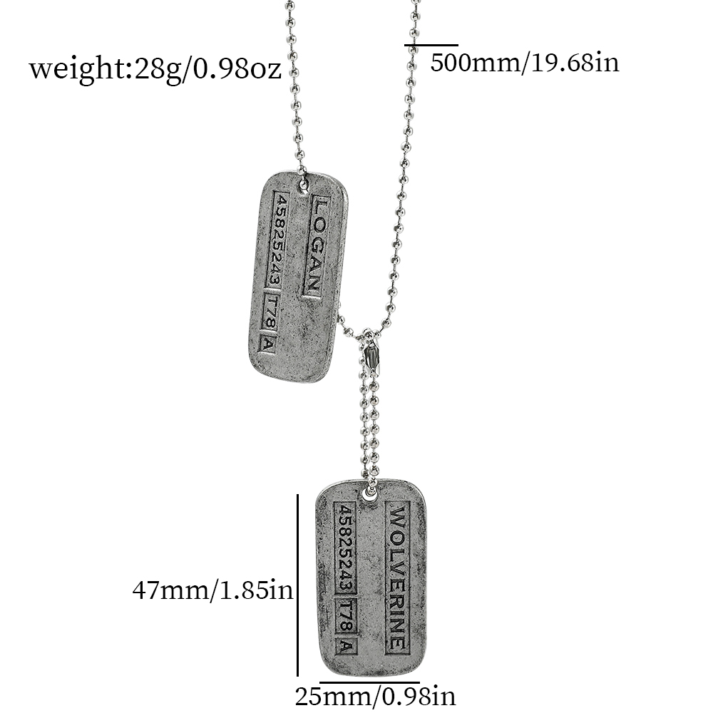 X-Men Wolverine Military Card  - Men'S Fashion Accessories 评论和价格