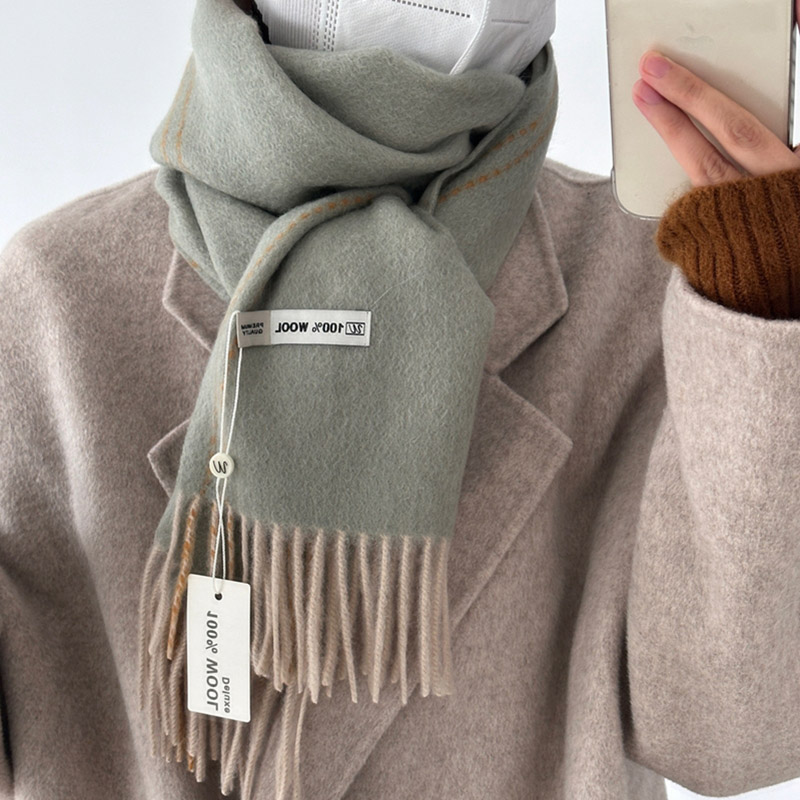 Elegant Good Quality 100% Wool - Men Scarf Wool 评论和价格