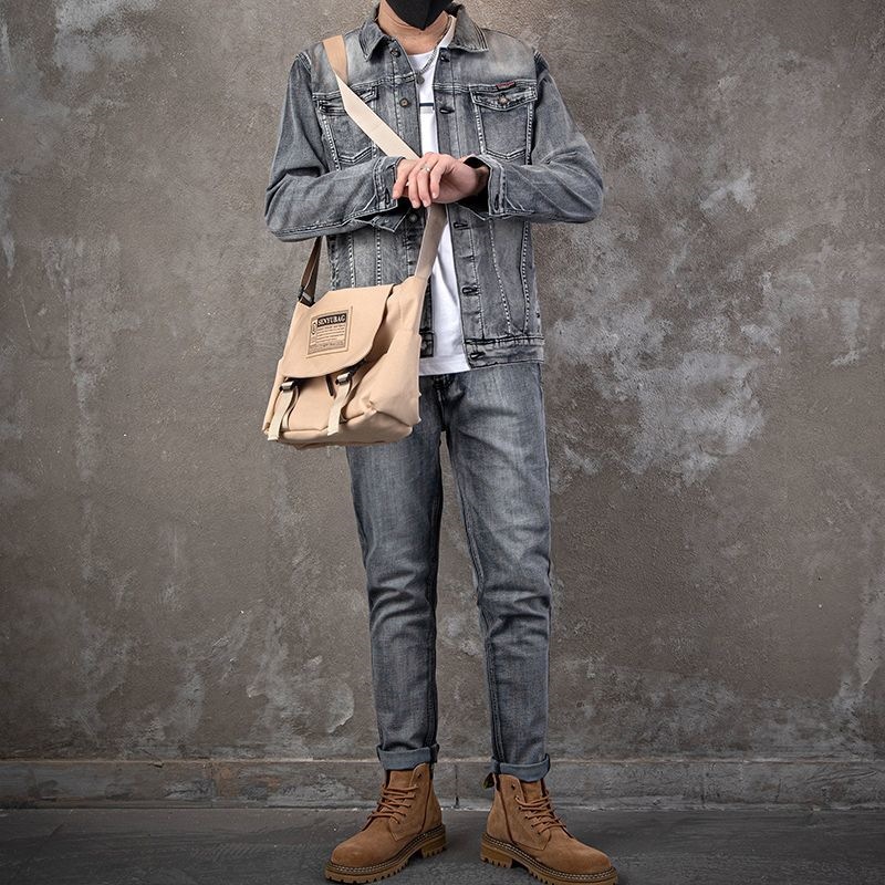 2026 Fashion Casual Men's Deni - Mens Fashion Denim Jacket 评论和价格