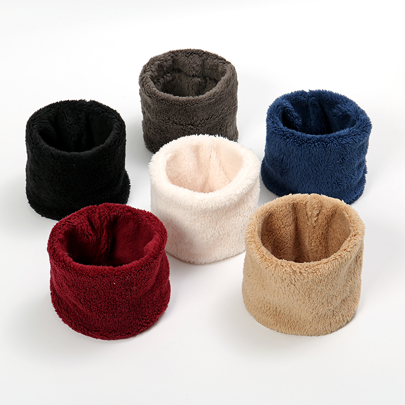 Cashmere Warm Collor Ring Wint - Men Scarf Wool 评论和价格