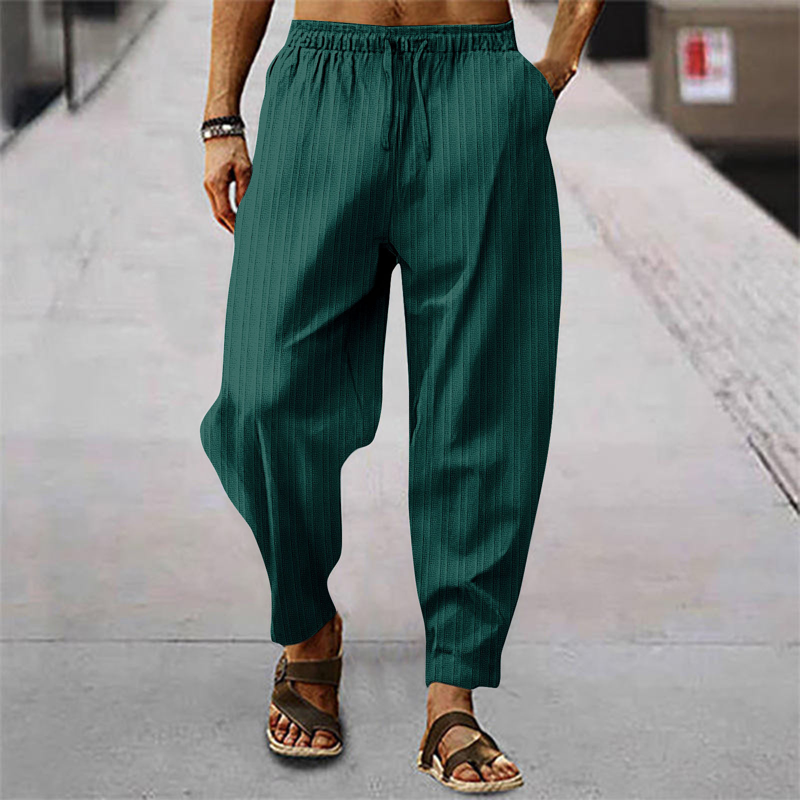 2026 New Fashion Mens Linen Wi - Men'S Fashion Linen Pants 评论和价格