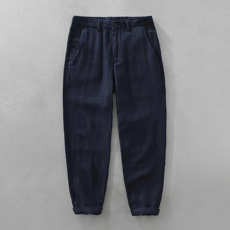 100% Linen New Design Quality  - Men'S Fashion Linen Pants 评论和价格