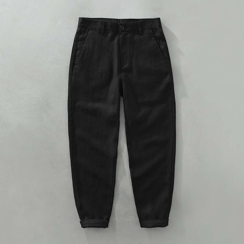 100% Linen New Design Quality  - Men'S Fashion Linen Pants 评论和价格