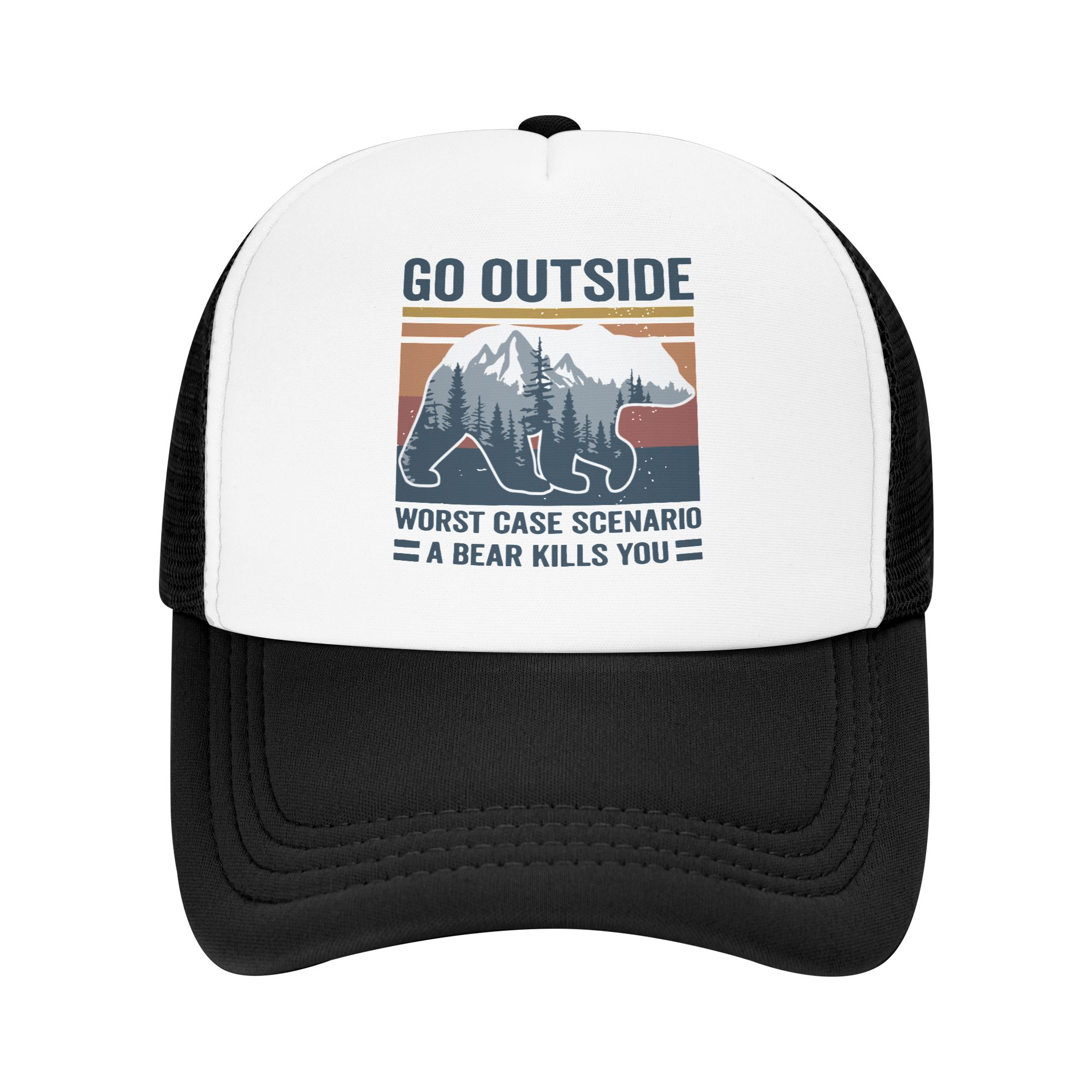 Go Outside Worst Case Scenario - Trucker Hat Cap 评论和价格