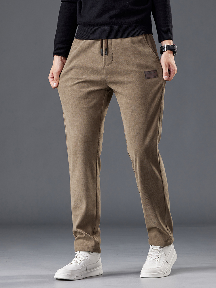 Men's Corduroy Pants Autumn Ne - Men'S Fashion Khaki Pants 评论和价格