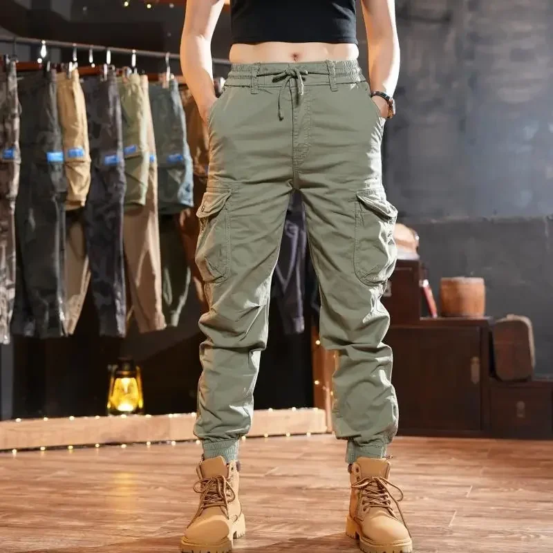 Multi Pocket Outdoor Trousers  - Men'S Fashion Khaki Pants 评论和价格