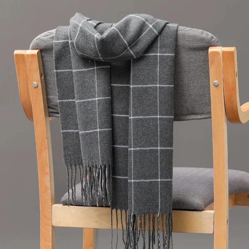 2024 New Winter Men Scarf Keep - Men Scarf Wool 评论和价格
