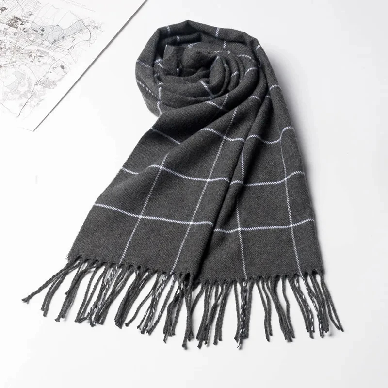 2024 New Winter Men Scarf Keep - Men Scarf Wool 评论和价格